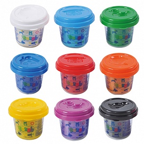 Пластилин, 9 цветов (Playgo, Play 8609veg)